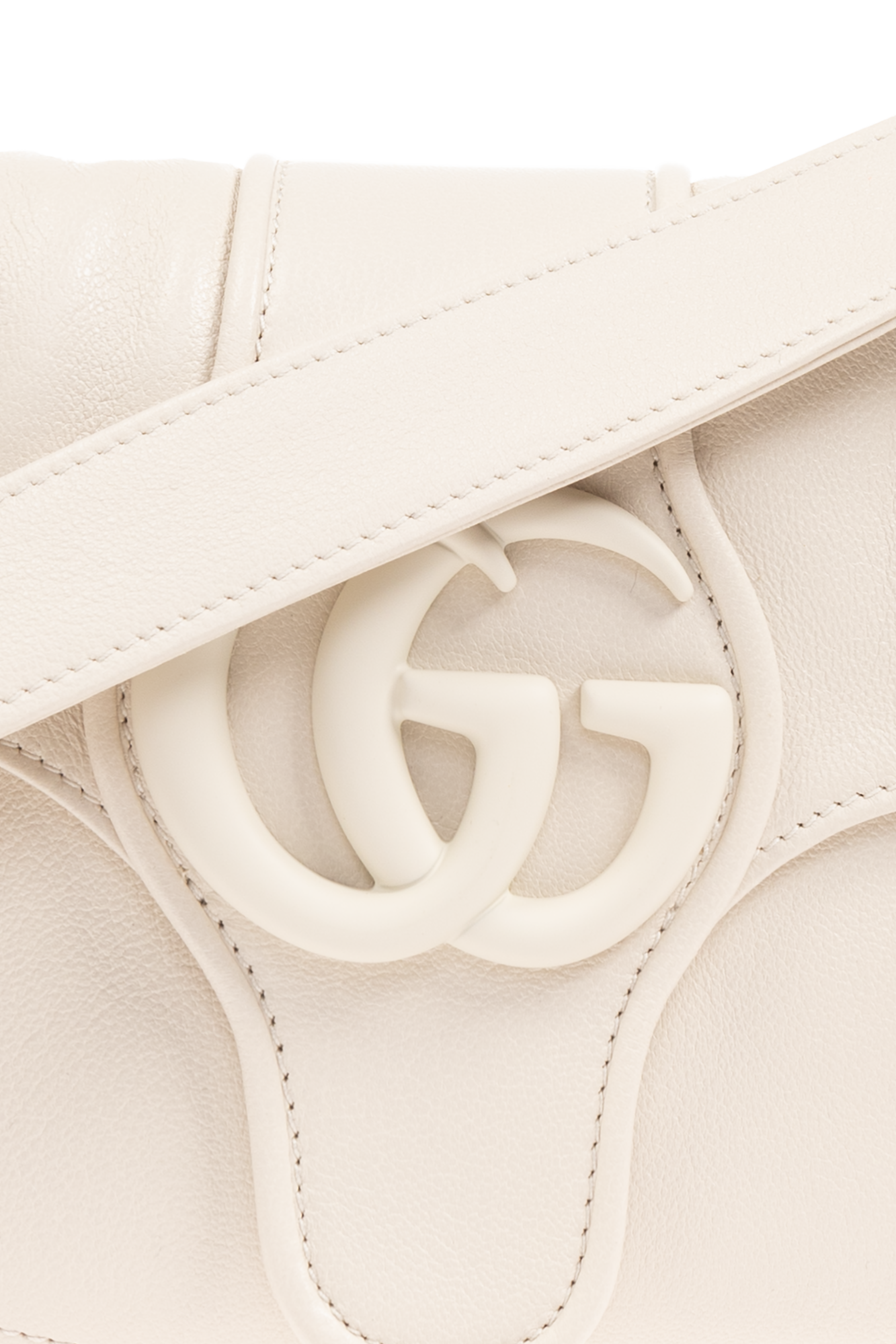GUCCI ショルダー GUCCI GG Supreme Sherry Line Shoulder Bag PVC Navy Gold Red Auth